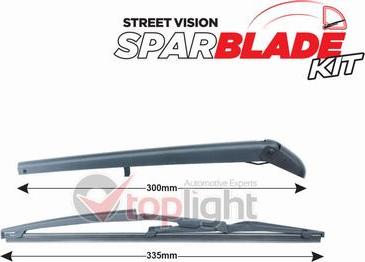 AE TOPLIGHT TRA-F2M3 - Wiper Arm Set, window cleaning autospares.lv