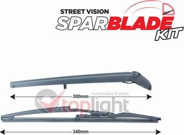 AE TOPLIGHT TRA-F2S3 - Wiper Arm Set, window cleaning autospares.lv