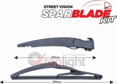 AE TOPLIGHT TRA-M12C8 - Wiper Arm Set, window cleaning autospares.lv