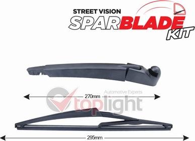 AE TOPLIGHT TRA-M12C3 - Wiper Arm Set, window cleaning autospares.lv