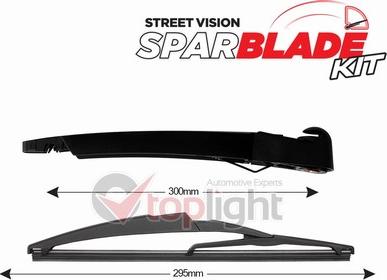 AE TOPLIGHT TRA-M12C2 - Wiper Arm Set, window cleaning autospares.lv