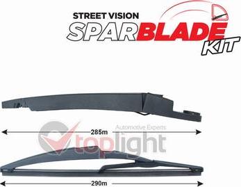 AE TOPLIGHT TRA-P142 - Wiper Arm Set, window cleaning autospares.lv