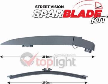 AE TOPLIGHT TRA-R2C12 - Wiper Arm Set, window cleaning autospares.lv