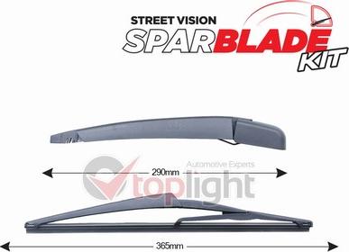 AE TOPLIGHT TRA-R2T3 - Wiper Arm Set, window cleaning autospares.lv