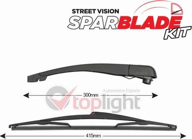 AE TOPLIGHT TRA-V3C1 - Wiper Arm Set, window cleaning autospares.lv