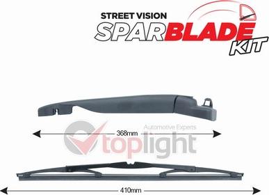 AE TOPLIGHT TRA-V3V6 - Wiper Arm Set, window cleaning autospares.lv