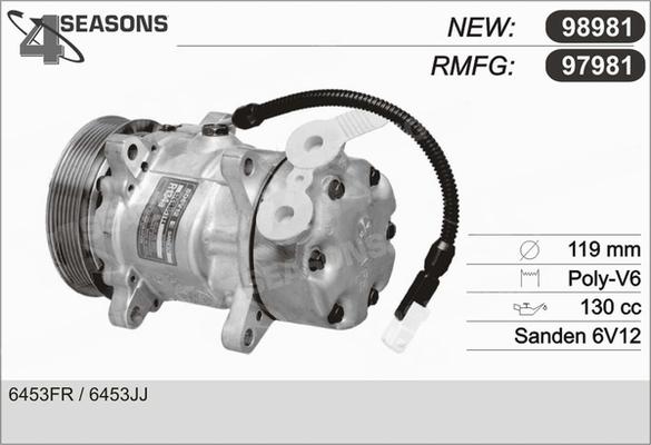 AHE 97981 - Compressor, air conditioning autospares.lv