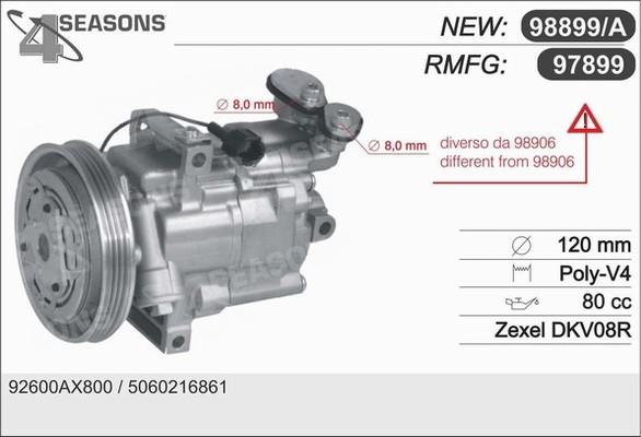 AHE 97899 - Compressor, air conditioning autospares.lv