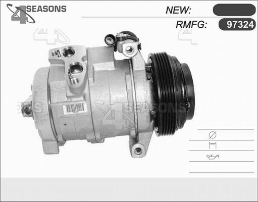 AHE 97324 - Compressor, air conditioning autospares.lv