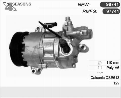 AHE 97741 - Compressor, air conditioning autospares.lv