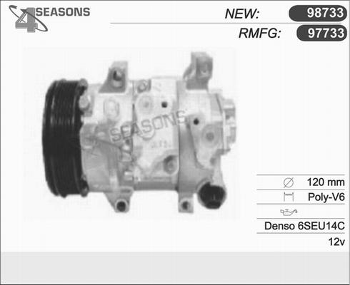 AHE 97733 - Compressor, air conditioning autospares.lv