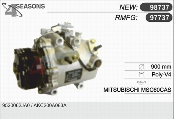 AHE 97737 - Compressor, air conditioning autospares.lv