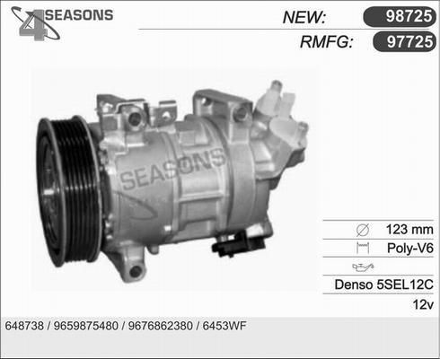 AHE 97725 - Compressor, air conditioning autospares.lv