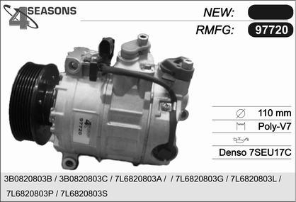 AHE 97720 - Compressor, air conditioning autospares.lv