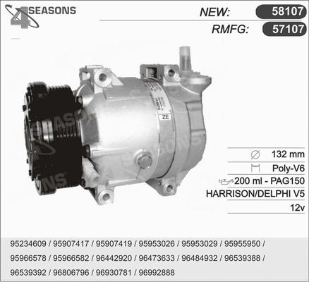 AHE 57107 - Compressor, air conditioning autospares.lv