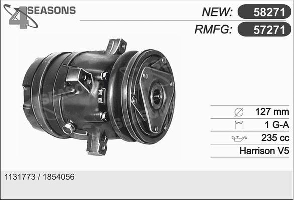 AHE 57271 - Compressor, air conditioning autospares.lv