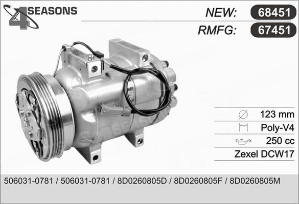 AHE 67451 - Compressor, air conditioning autospares.lv