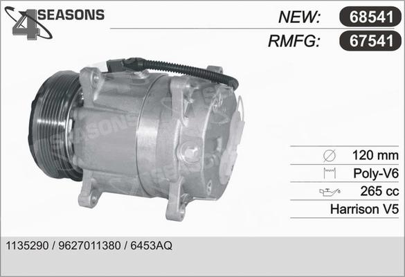 AHE 67541 - Compressor, air conditioning autospares.lv