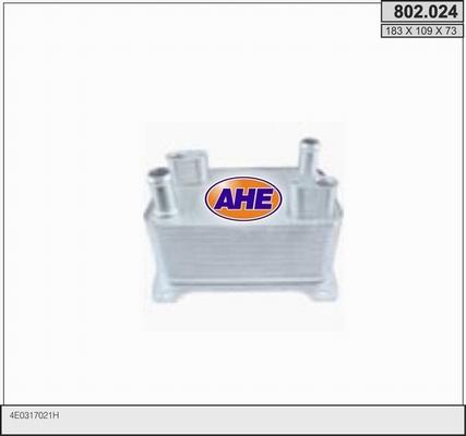 AHE 802.024 - Oil Cooler, engine oil autospares.lv