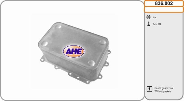 AHE 836.002 - Oil Cooler, engine oil autospares.lv