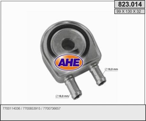 AHE 823.014 - Oil Cooler, engine oil autospares.lv
