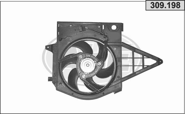 AHE 309.198 - Fan, radiator autospares.lv