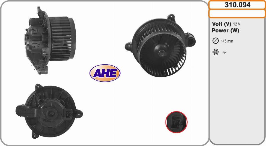 AHE 310.094 - Interior Blower autospares.lv