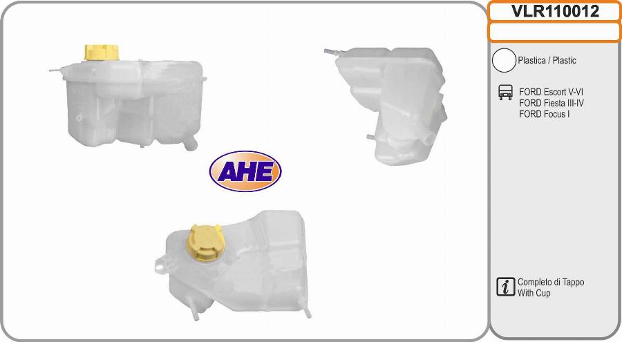 AHE VLR110012 - Expansion Tank, coolant autospares.lv