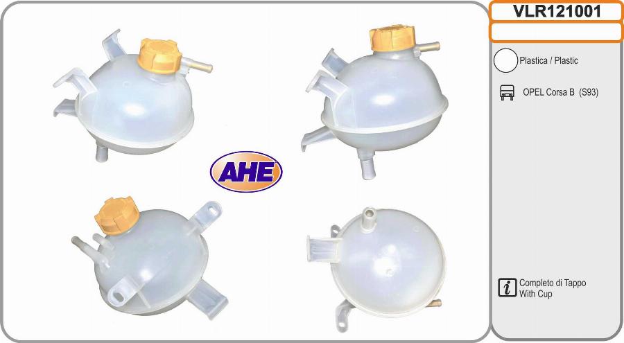 AHE VLR121001 - Expansion Tank, coolant autospares.lv