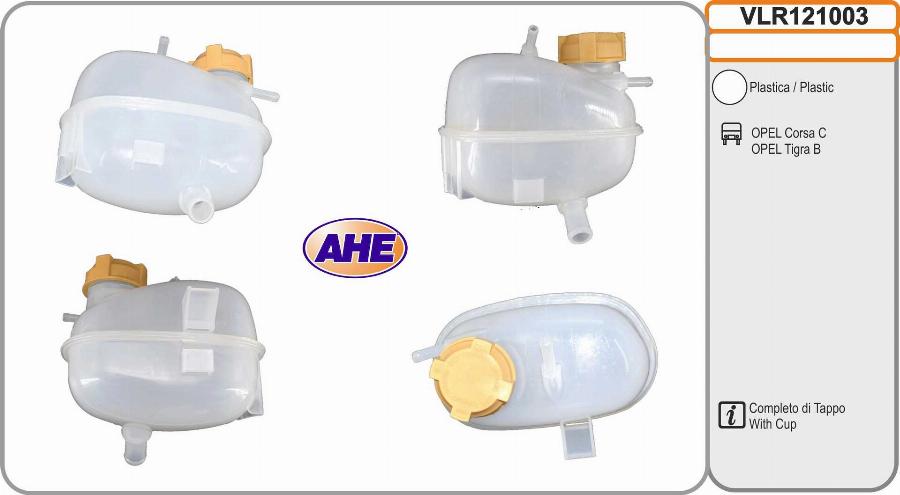 AHE VLR121003 - Expansion Tank, coolant autospares.lv