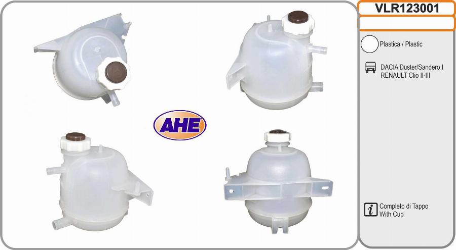 AHE VLR123001 - Expansion Tank, coolant autospares.lv