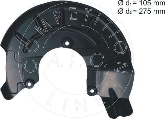 AIC 56436 - Splash Panel, guard, brake disc autospares.lv