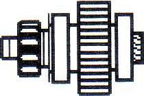 AINDE 8-57750 - Pinion, bendix, starter autospares.lv