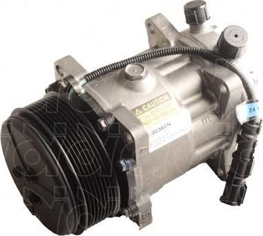 AINDE AI-30360N - Compressor, air conditioning autospares.lv