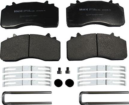 AIR FREN 21.29315K - Brake Pad Set, disc brake autospares.lv