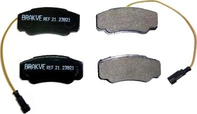 AIR FREN 21.23921 - Brake Pad Set, disc brake autospares.lv