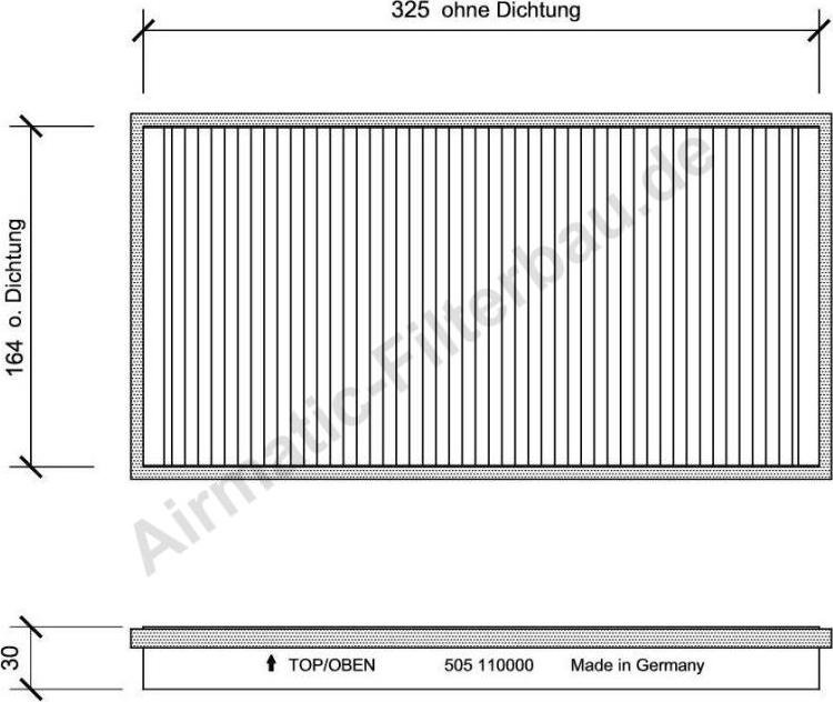 Airmatic IF0505 - Filter, interior air autospares.lv