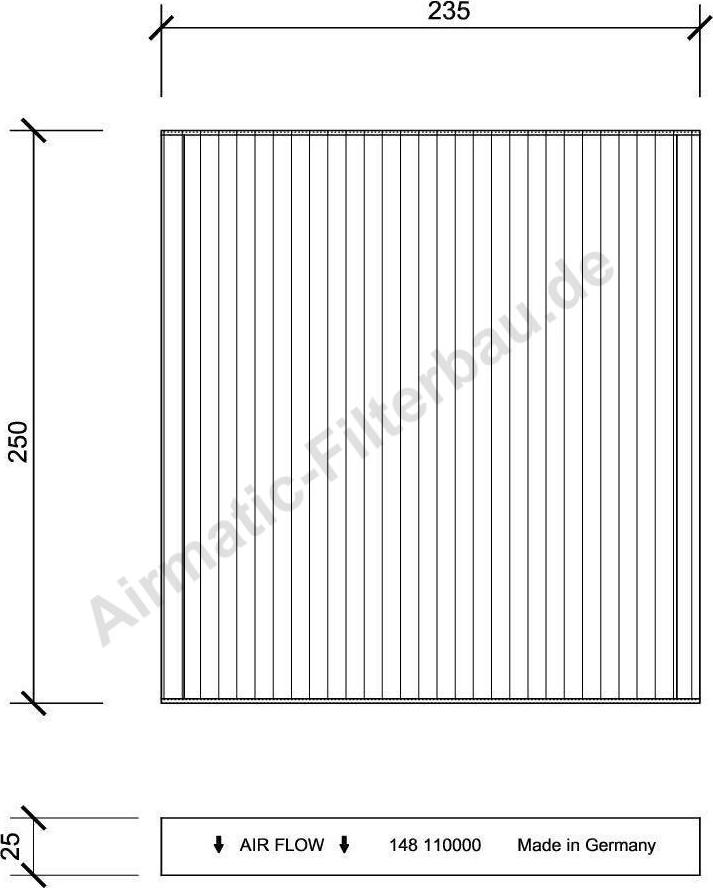 Airmatic IF0148 - Filter, interior air autospares.lv