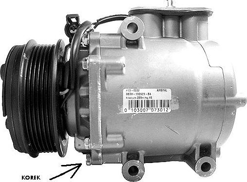 Airstal 10-0222 - Compressor, air conditioning autospares.lv