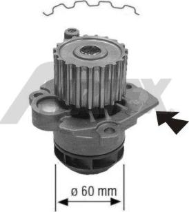 Airtex 1671 - Water Pump autospares.lv
