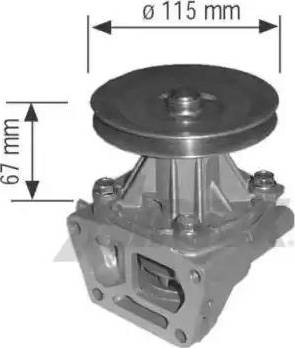 Airtex 1288 - Water Pump autospares.lv