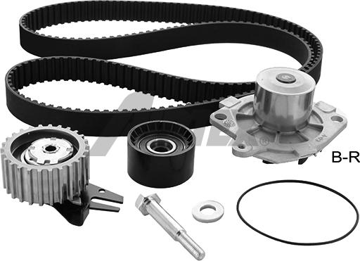 Airtex WPK-1595R03 - Water Pump & Timing Belt Set autospares.lv