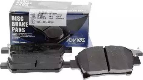 AISIN A1N068 - Brake Pad Set, disc brake autospares.lv