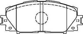 Aisin A1N192 - Brake Pad Set, disc brake autospares.lv