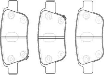 AISIN A2N191 - Brake Pad Set, disc brake autospares.lv