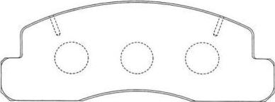 AISIN ASN-169 - Brake Pad Set, disc brake autospares.lv