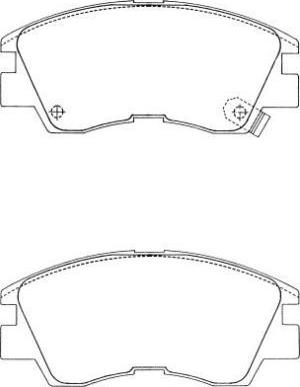 Aisin ASN-189 - Brake Pad Set, disc brake autospares.lv