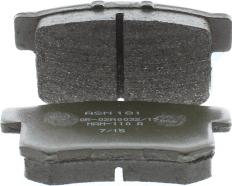 AISIN ASN-181 - Brake Pad Set, disc brake autospares.lv