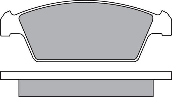 Aisin ASN-3000 - Brake Pad Set, disc brake autospares.lv