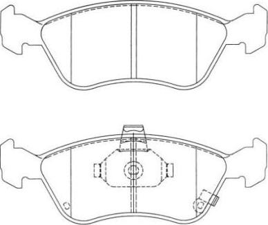 Aisin ASN-2029 - Brake Pad Set, disc brake autospares.lv